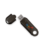 Ashton Translucent Round Cap USB - Black