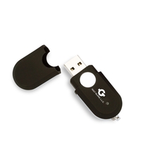 Mendota Rubber Oval USB - Black