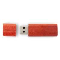 Bonnie Mahogany Curved-Edge USB