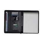 Pinnacle Padfolio with Calculator and Zipper Closure