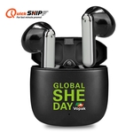 Lloyd Black Metal Wireless Earbuds