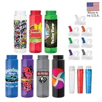2.75" x 10.38" x 2.75" PET water bottle with 25 oz.... from ASI 67866...
