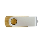 Batavia Carbonized Bamboo Swivel USB