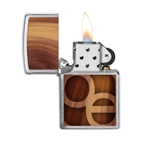 Zippo windproof lighter with a satin chrome finish for a silky,... from ASI...