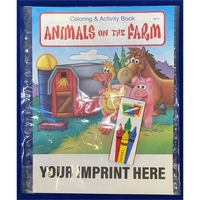 Animals on the Farm everyday coloring and activity book fun pack.... from ASI...