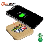Paso 15W Bamboo Eco-Friendly Wireless Charger