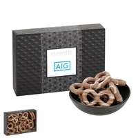 Elite Treats filled with 3 oz. of milk chocolate pretzels with... from ASI...
