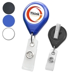Premium Plastic Custom Badge Reel - Swivel Clip