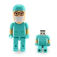 Medical worker shaped USB with custom imprint and memory sizes.... from ASI...