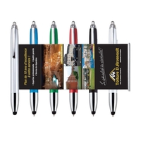 Ballpoint banner pen with stylus and chrome trims.... from ASI 84592 St Regis...