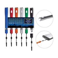Combination Pen, LED light and 2 sided pullout banner. Headphone jack... from...