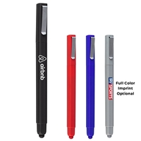 Stylus pen with a cap and metal clip.... from ASI 57653 Gold Bond