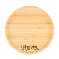 Round Bamboo Serving Tray (Engraved Imprint)