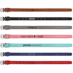 Extra Large 27" x 1.25" Black/Silver Leatherette Dog Collar