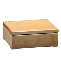Wooden gift box made of eco-friendly materials measures 6" x 8... from ASI...