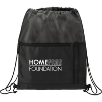 18" x 15" bag with a front pocket and cinch closure... from ASI 66887 PCNA /...