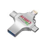 Cicero 3 Way Metal USB