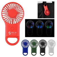 Rechargeable Handheld Fan With Carabiner