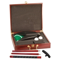 Rosewood Finish Executive Golf Set... from ASI 92531 Unique Custom Products /...