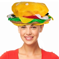 Cheeseburger shaped hat; one size fits most.... from ASI 42016 Brighter...