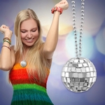 Mirror Ball Disco Necklaces