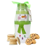 Snowman Cookie and Cocoa Tower