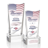 Violetta VividPrint™ Award on Base - Clear