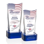 Violetta VividPrint™ Award on Base - Blue