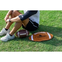 Football Shaped Sports Towel is perfect for logos.... from ASI 79750 Pro Towels
