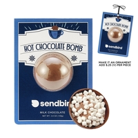 Mega Hot chocolate bomb billboard card - milk chocolate... from ASI 71685...