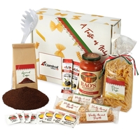 Taste of Italy pasta making kit with sauce, pasta, cheese, coffee... from ASI...