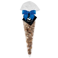 Large Gourmet Popcorn Cone Bag - Hot Chocolate Flavor