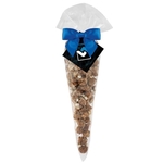 Large Gourmet Popcorn Cone Bag - Hot Chocolate Flavor