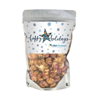 Resealable popcorn bag - Christmas crunch flavor. Item Size: 5.125"L x......