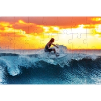 28 Piece Sublimated Full Color Jigsaw Puzzle. Bright and vivid full... from...