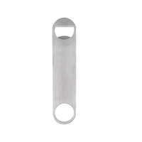 Oblong metal bottle opener plus 1 color silkscreen on 1 location... from ASI...