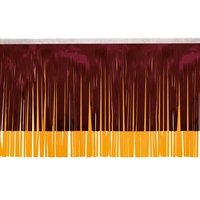 Vinyl fringe with maroon and Spanish gold color scheme.... from ASI 87188...