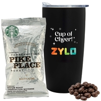 20 oz. straight tumbler with plastic liner gift set includes StarbucksA®......