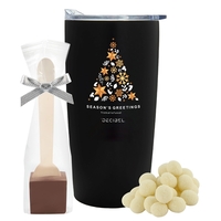 20 oz. straight tumbler with plastic liner gift set includes milk... from ASI...