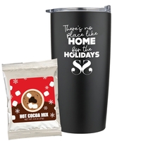 Holiday version. 20 oz. dual wall vacuum insulated straight tumbler gift......