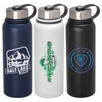 40-oz. double wall, vacuum insulated, stainless steel water bottle with...