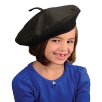 Black beret made of felt material.... from ASI 42016 Brighter Promotions Inc