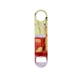 Paddle Shaped Bottle Opener with Key Loop