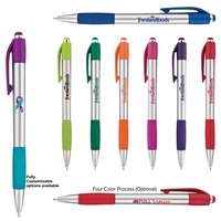 Silver Pen w/ Colored Gripper
