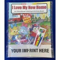 I Love My New Home Coloring Book Fun Pack