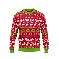 This knit ugly holiday Christmas sweater is guaranteed to spread joy... from...