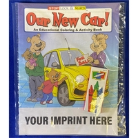 Our New Car Coloring and Activity Book Fun Pack