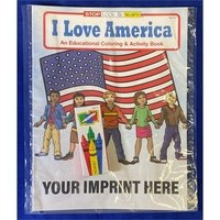 I Love America everyday coloring and activity book fun pack.... from ASI...