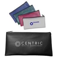 Elegant Leatherette Zippered Bank Pouch... from ASI 34800 Alstar Creations /...