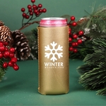 12 oz Slim Metallic Neoprene Can Cooler